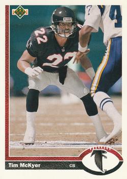 Tim McKyer Atlanta Falcons 1991 Upper Deck NFL #580